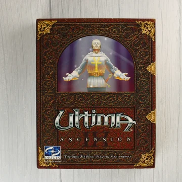 Az Ultima IX Ascension videójáték díszes első borítója