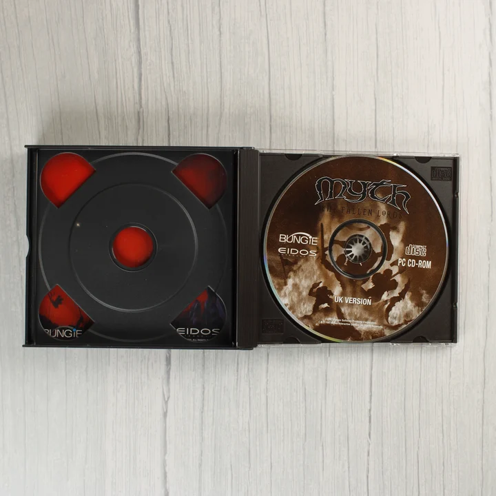 Myth The Fallen Lords PC CD-ROM lemez a tokban