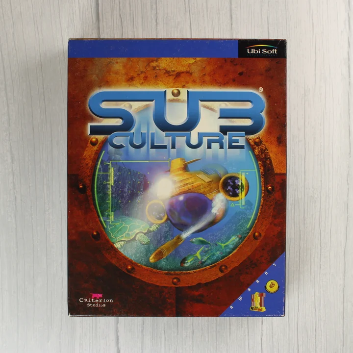 Sub Culture PC játék nagy dobozos kiadásának előlapja