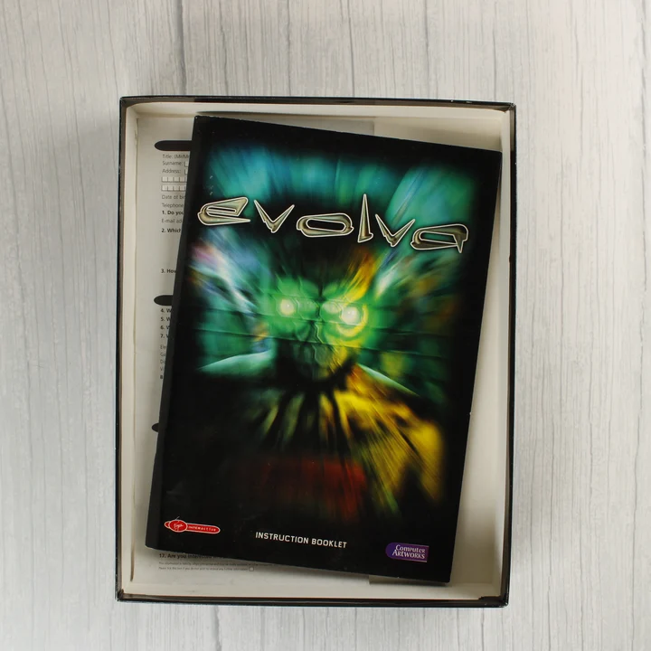 Evolva használati útmutató a nyitott dobozban