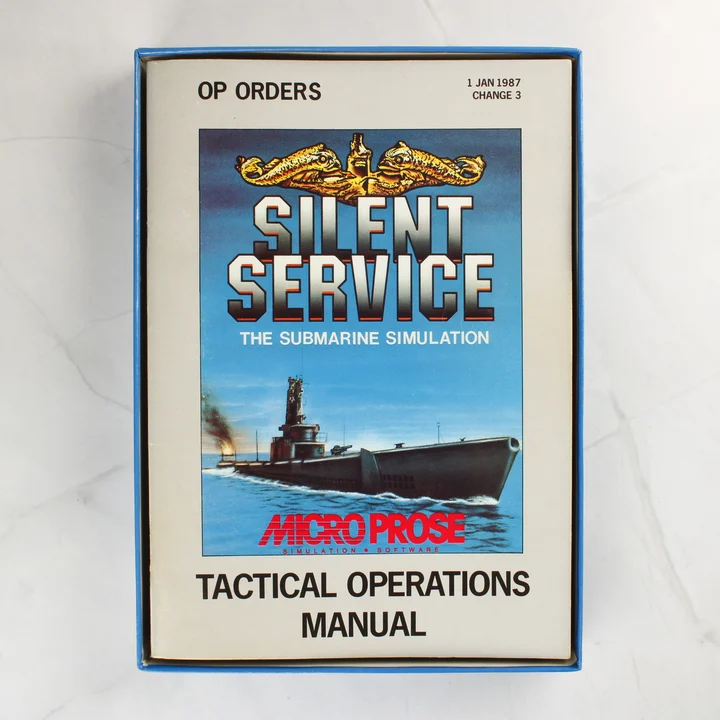 Silent Service használati útmutató A Silent Service játékhoz tartozó Tactical Operations Manual kézikönyv