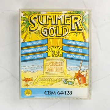 Summer Gold Commodore 64 videójáték válogatás előlapja