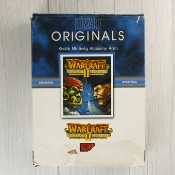 Warcraft II Tides of Darkness Blizzard Originals magyar nyelvű doboz elölnézete
