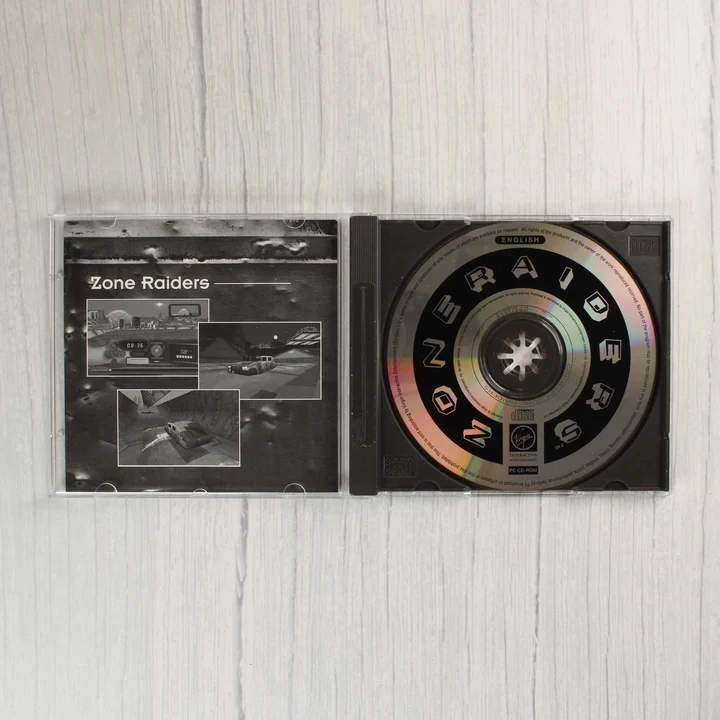 Zone Raiders PC CD és tok Zone Raiders PC játéklemez a tokban