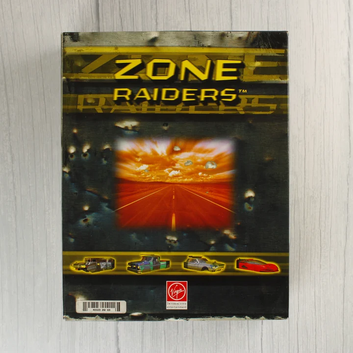 Zone Raiders PC doboz előlap Zone Raiders PC játék nagy dobozának előlapja