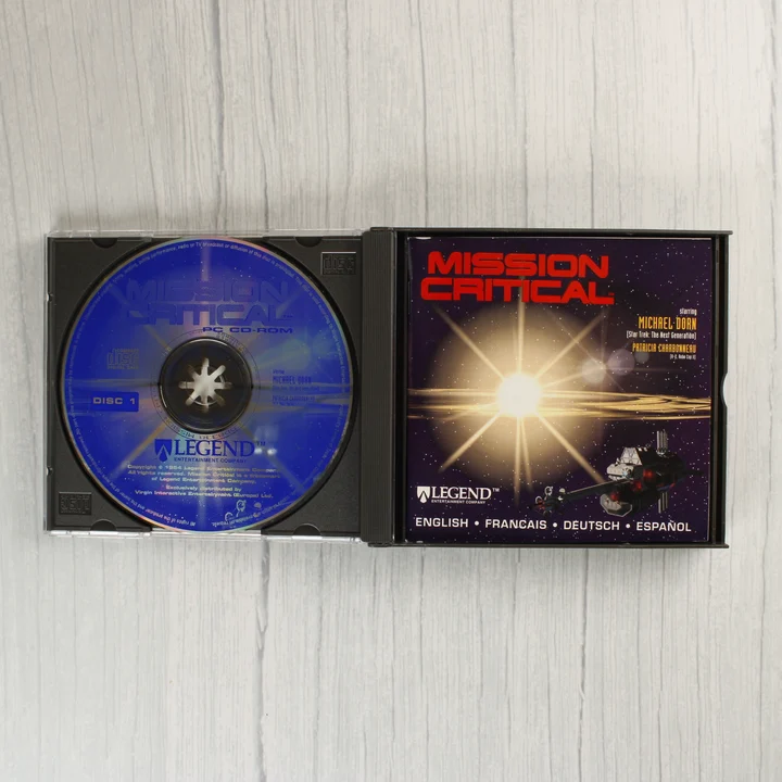 Mission Critical 1-es lemez és kézikönyv