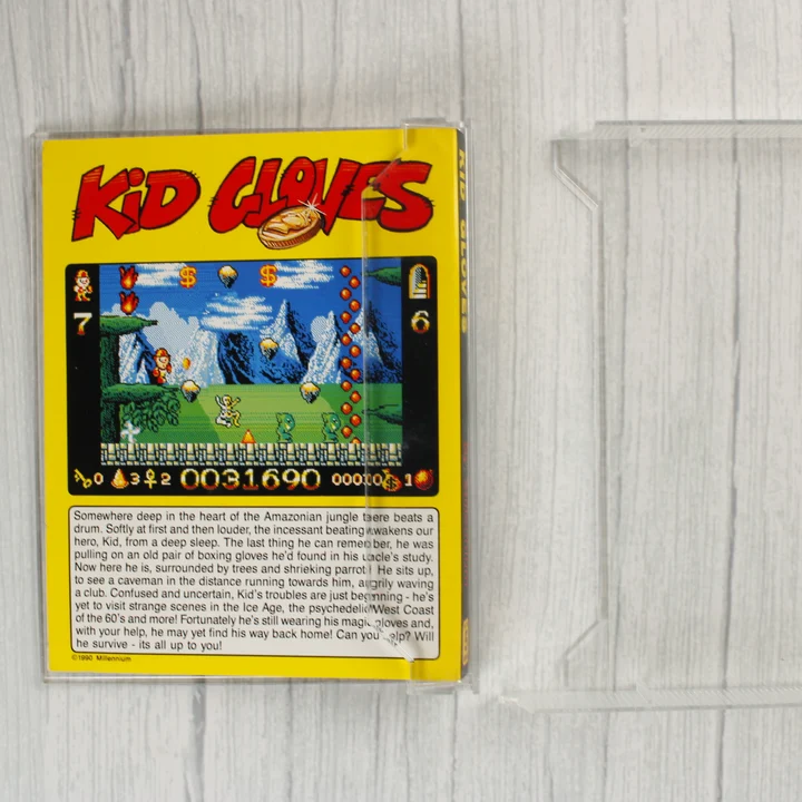 Kid Gloves Amiga nyitott tok és borító