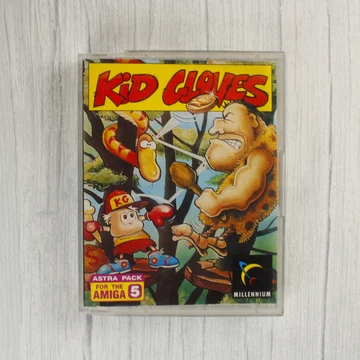 Kid Gloves Amiga játék tokja elölről