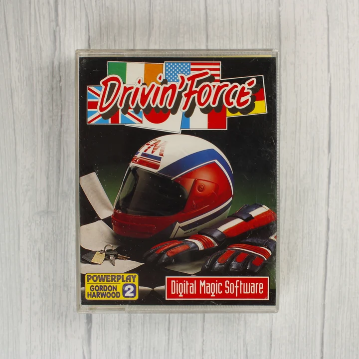 Drivin' Force Amiga játék tokja elölről