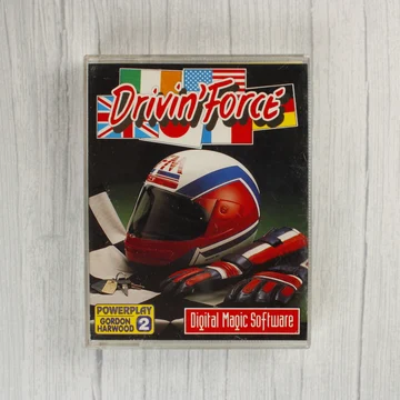 Drivin' Force Amiga játék tokja elölről