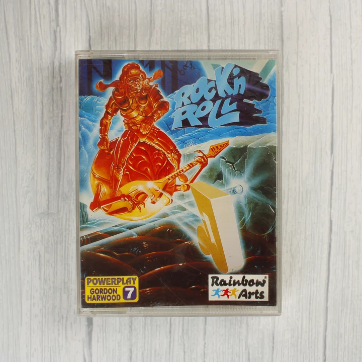 Rock 'n Roll Amiga borító Rock 'n Roll videójáték borítója műanyag tokban