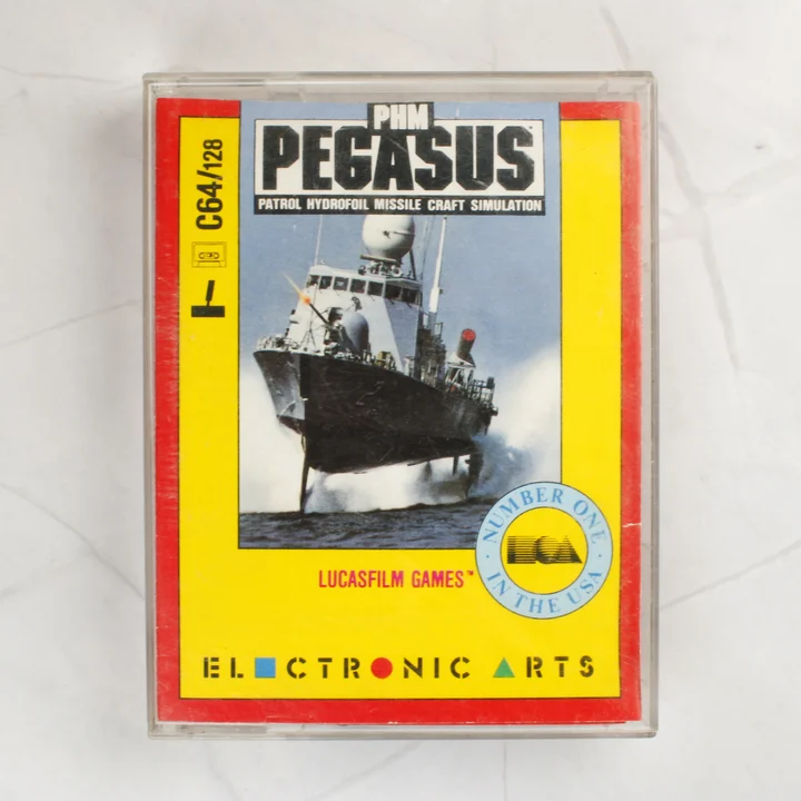 PHM Pegasus Commodore 64 videójáték tokja elölről