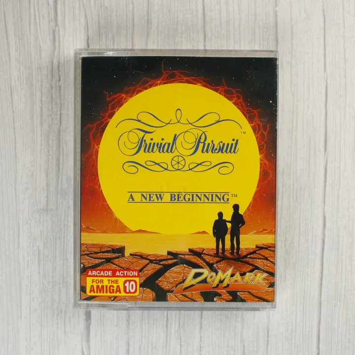 Trivial Pursuit: A New Beginning Amiga játék tokja elölről