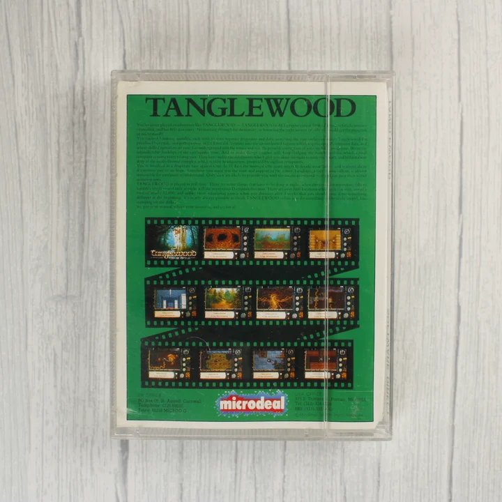 Tanglewood Amiga játék hátlapja leírással