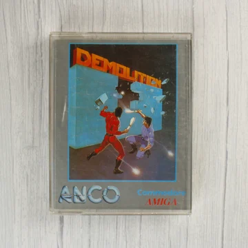 Demolition videójáték tokja Commodore Amiga platformra