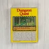 Dungeon Quest Amiga játék hátoldali leírása sárga háttérrel