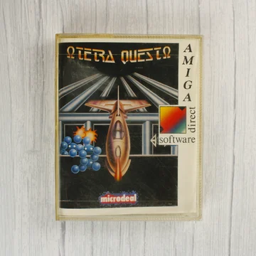 Tetra Quest Amiga játék tokban elölnézetből