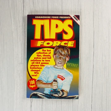 A Commodore Force Presents: Tips Force tippkönyv elülső borítója