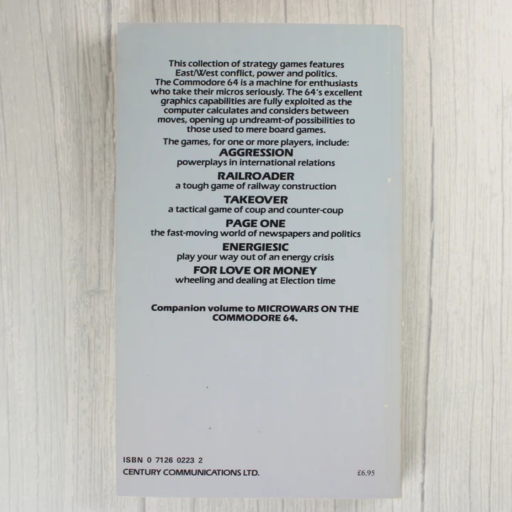 A Power Plays on the Commodore 64 könyv hátlapja