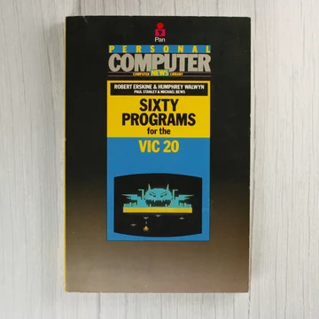 A Sixty Programs for the VIC 20 könyv elülső borítója