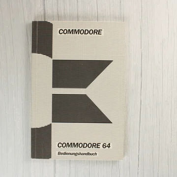 Commodore 64 német nyelvű használati útmutató borítója