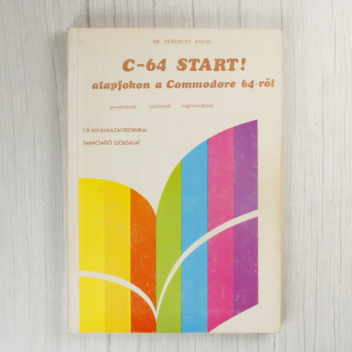 A C-64 START! könyv színes borítója