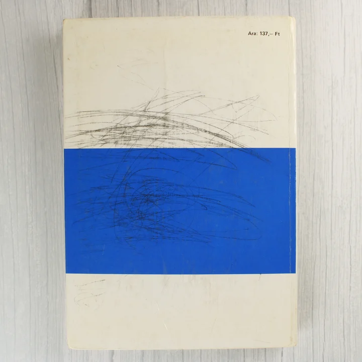 A könyv hátoldala firkálásokkal