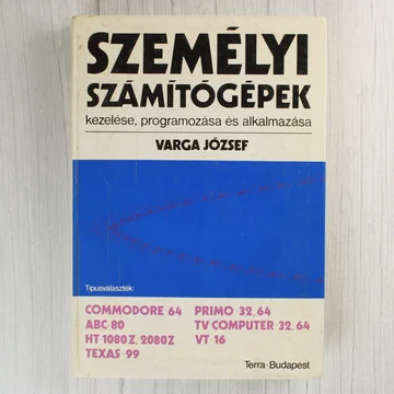 Varga József Személyi számítógépek könyv előlapja