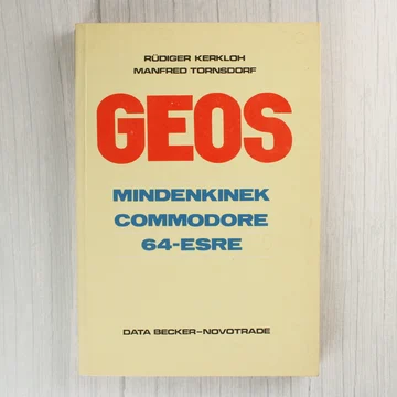 A GEOS mindenkinek Commodore 64-esre könyv elülső borítója