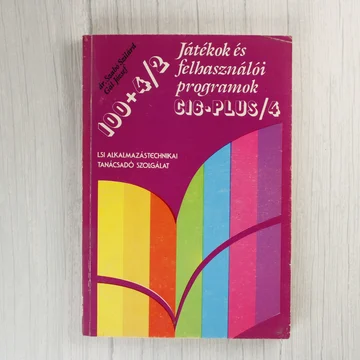 A Játékok és felhasználói programok C16-PLUS/4 könyv lila borítója