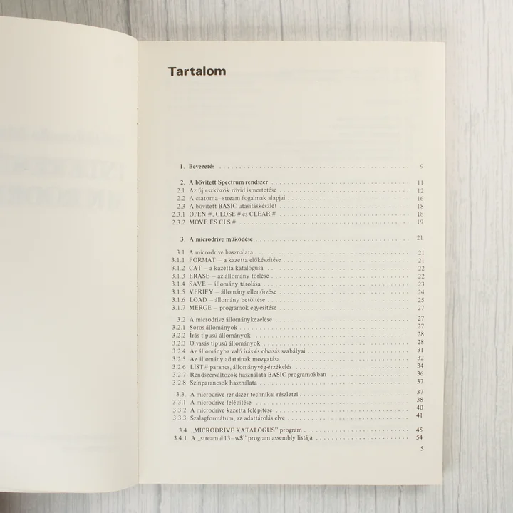 Tartalomjegyzék A könyv tartalomjegyzéke