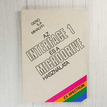 Az Interface 1 és a Microdrive használata című könyv borítója