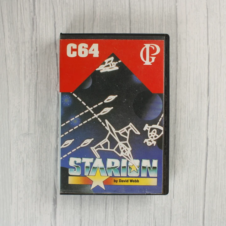 Starion videójáték borítója Commodore 64-hez
