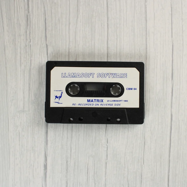 Matrix Llamasoft szoftver kazetta