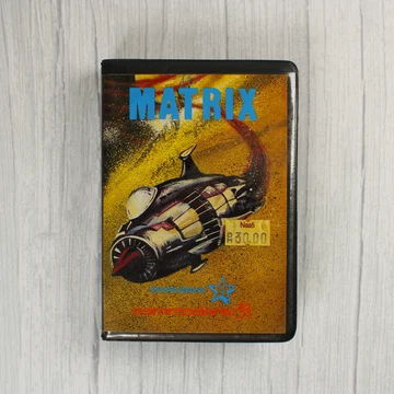 Matrix videójáték Commodore 64 borítója