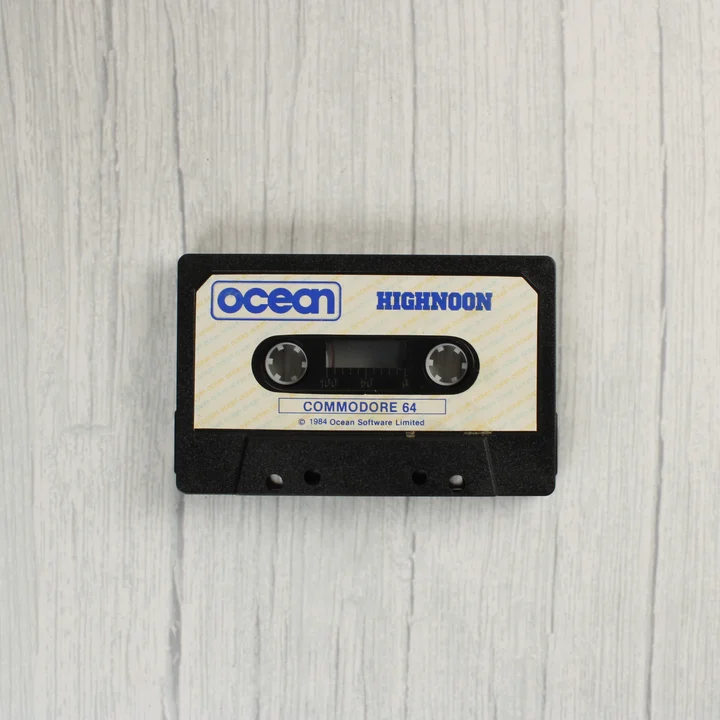 High Noon C64 kazetta High Noon Commodore 64 adattároló kazetta