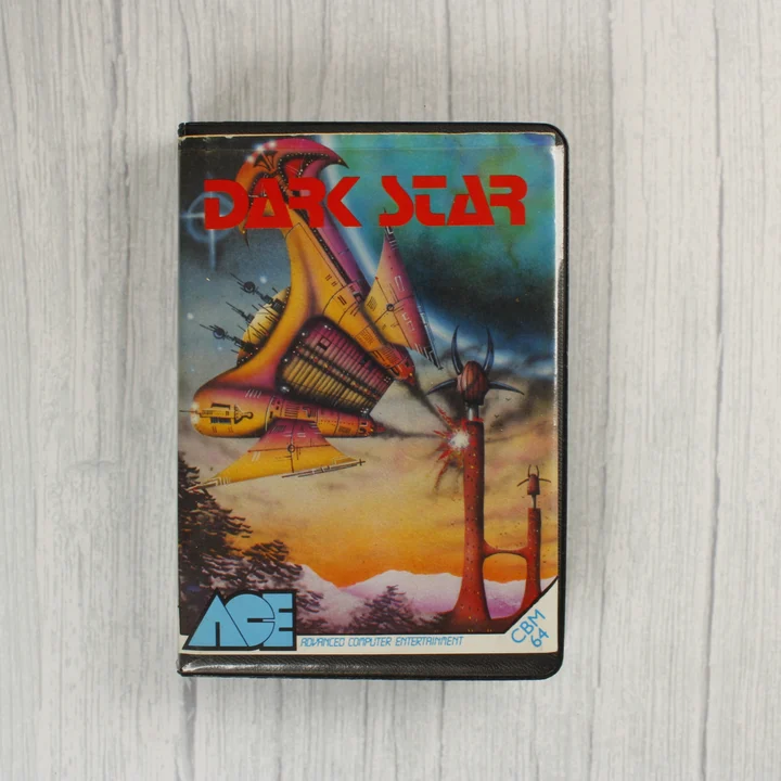 Dark Star Commodore 64 videójáték előlapi borítója