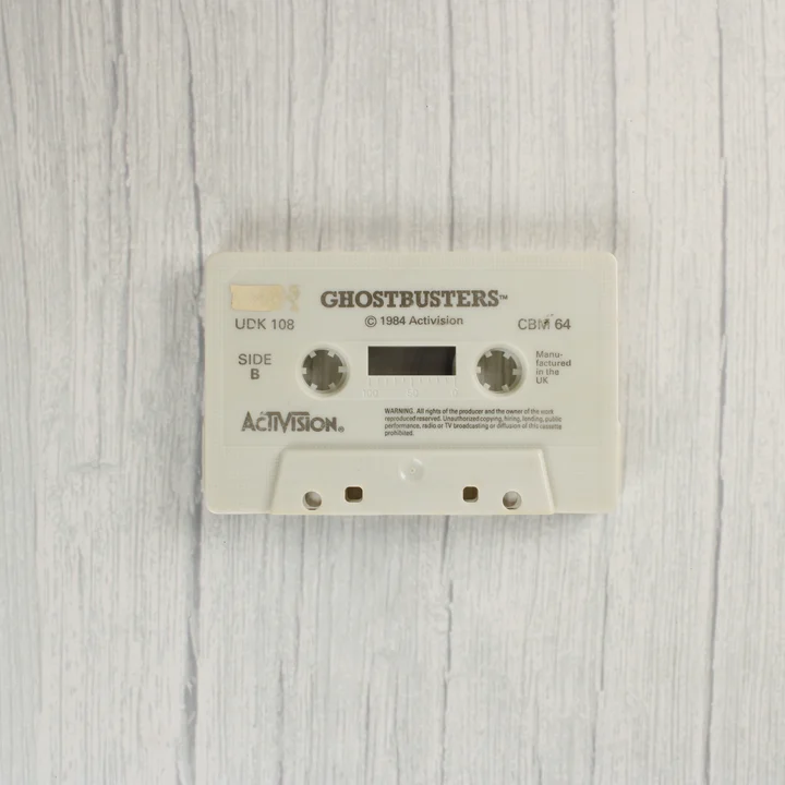 Ghostbusters C64 kazetta Ghostbusters Commodore 64 magnókazetta
