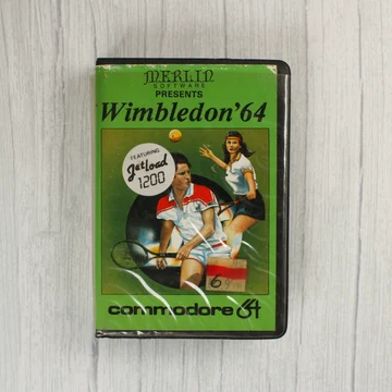 Wimbledon '64 Commodore 64 játék tokja elölről