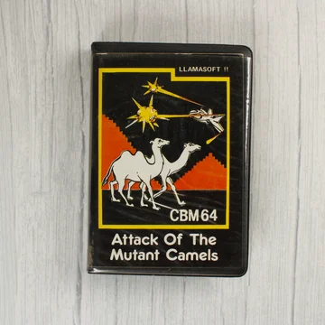 Attack of the Mutant Camels C64 játék tokjának előlapja