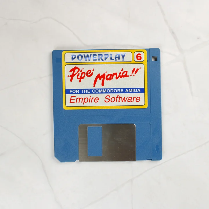 Pipe Mania 3,5 colos floppy lemez Amigához
