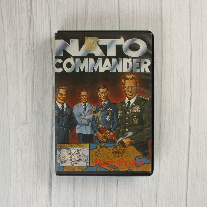 NATO Commander C64 borító NATO Commander Commodore 64 játék borítója