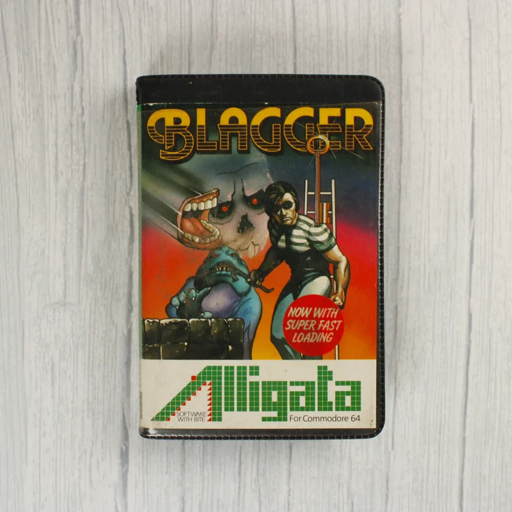Blagger C64 borító Blagger videójáték Commodore 64 tok előlapja