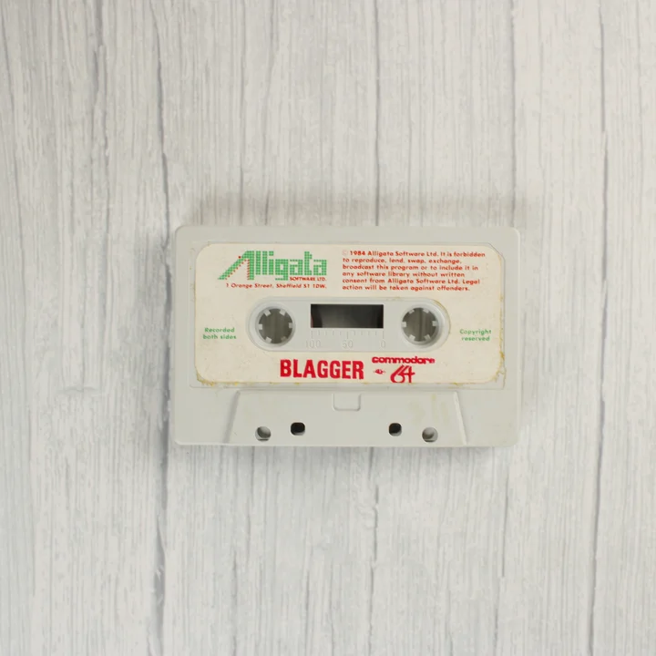 Blagger C64 kazetta Blagger videójáték adathordozó kazetta
