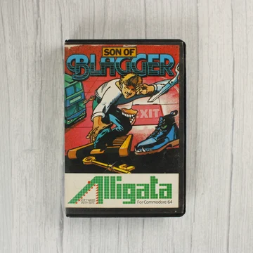 Son of Blagger Commodore 64 videójáték tokja elölről