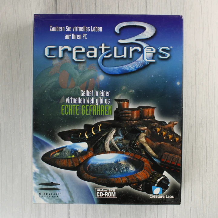 Creatures 3 PC játék dobozának eleje