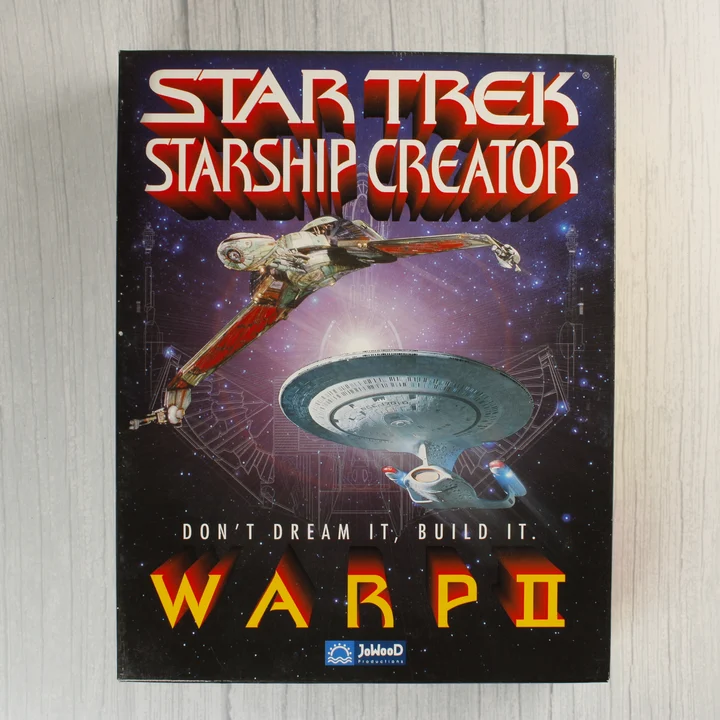 Star Trek Starship Creator Warp II videójáték dobozának eleje