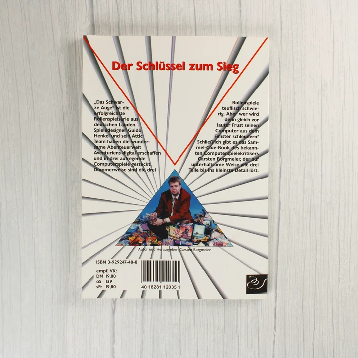 Das Schwarze Auge Clue-Book hátoldala