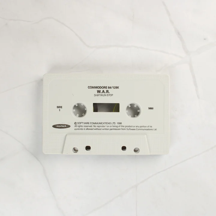 W.A.R. videójáték szürke kazettája
