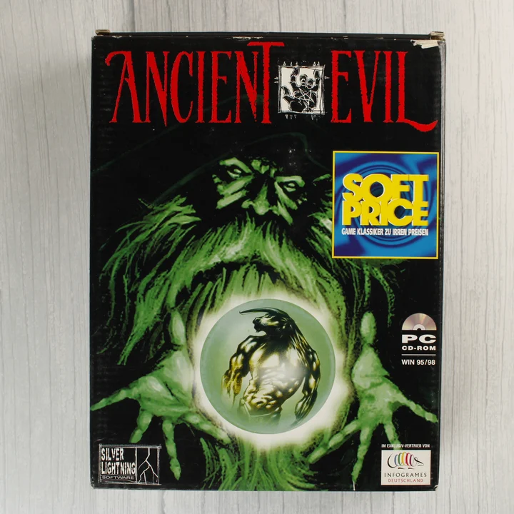 Ancient Evil PC játék nagy dobozos eleje